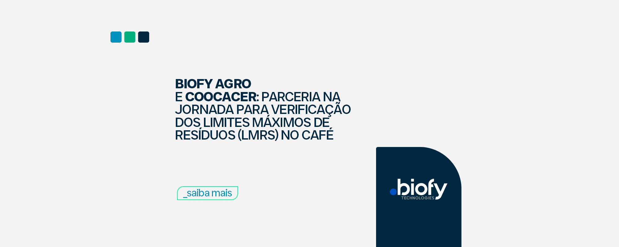 Biofy Agro e COOCACER: Parceria na Jornada para Verificação dos Limites Máximos de Resíduos (LMRs) no Café